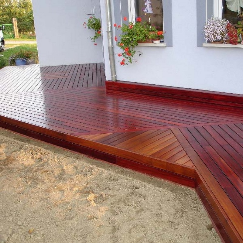 Террасная доска Vetedy со скрытой системой крепления Падук 20х100х800-2400